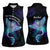 Polynesian Tala Manta Ray Women Sleeveless Polo Shirt Nowhere You Could Go That I Won't Be With You - Wonder Print Shop