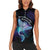 Polynesian Tala Manta Ray Women Sleeveless Polo Shirt Nowhere You Could Go That I Won't Be With You - Wonder Print Shop