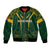 Personalised South African Heritage Day Bomber Jacket Kente Ethnic Patterns Mix Springboks LT7 - Wonder Print Shop