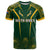 Personalised South African Heritage Day T Shirt Kente Ethnic Patterns Mix Springboks - Wonder Print Shop