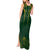 Personalised South African Heritage Day Tank Maxi Dress Kente Ethnic Patterns Mix Springboks - Wonder Print Shop
