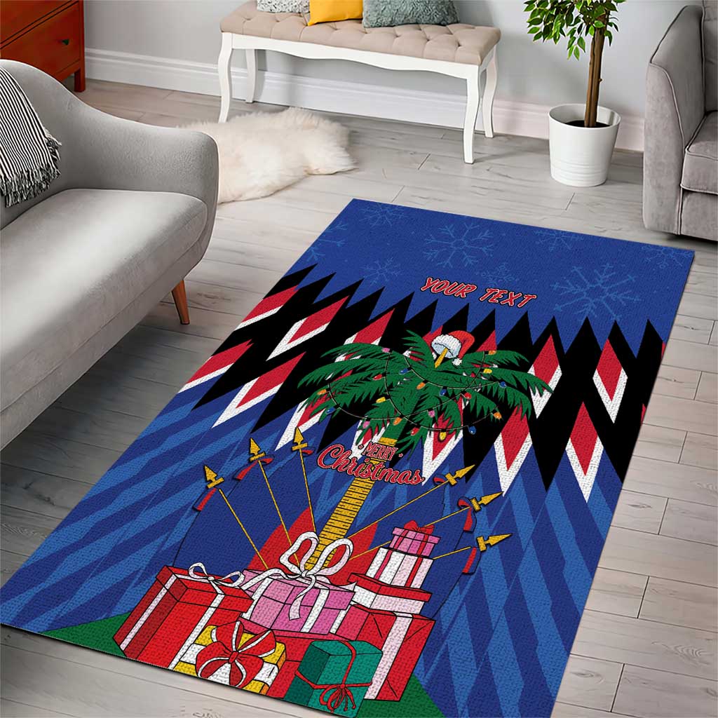 Personalized Haiti Area Rug Christmas Festive Vibes LT7 - Wonder Print Shop
