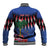 Personalized Haiti Baseball Jacket Christmas Festive Vibes LT7 - Wonder Print Shop