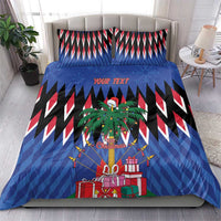 Personalized Haiti Bedding Set Christmas Festive Vibes LT7 - Wonder Print Shop