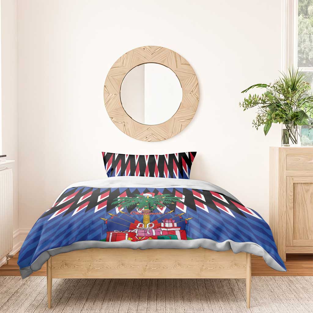 Personalized Haiti Bedding Set Christmas Festive Vibes LT7 - Wonder Print Shop