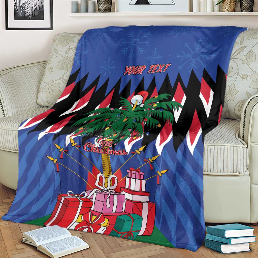 Personalized Haiti Blanket Christmas Festive Vibes