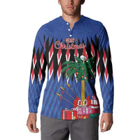 Personalized Haiti Button Sweatshirt Christmas Festive Vibes LT7 - Wonder Print Shop