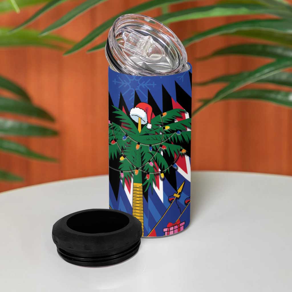 Personalized Haiti 4 in 1 Can Cooler Tumbler Christmas Festive Vibes LT7 - Wonder Print Shop