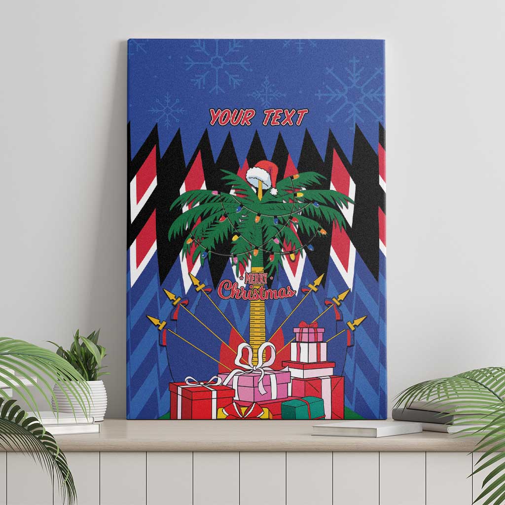 Personalized Haiti Canvas Wall Art Christmas Festive Vibes LT7 - Wonder Print Shop