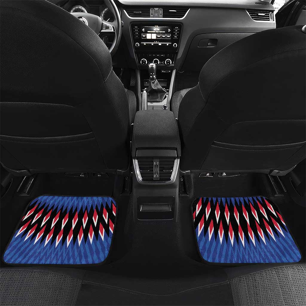 Personalized Haiti Car Mats Christmas Festive Vibes LT7 - Wonder Print Shop