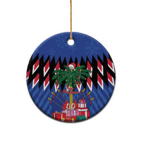 Personalized Haiti Ceramic Ornament Christmas Festive Vibes LT7 - Wonder Print Shop