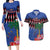 Personalized Haiti Couples Matching Long Sleeve Bodycon Dress and Hawaiian Shirt Christmas Festive Vibes LT7 - Wonder Print Shop