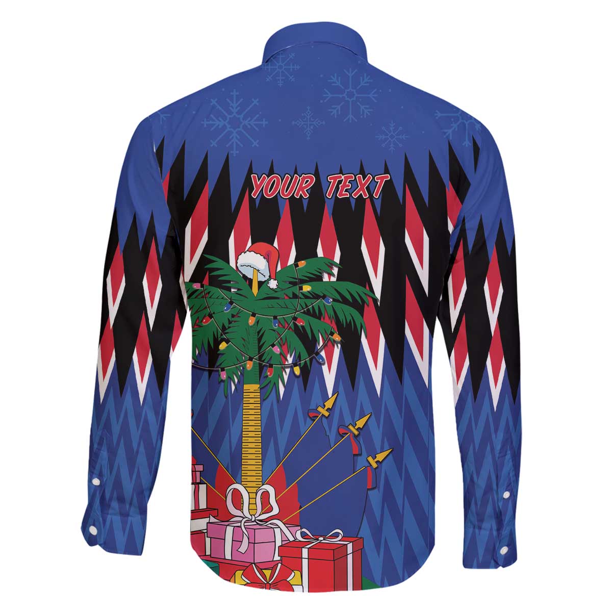 Personalized Haiti Family Matching Off The Shoulder Long Sleeve Dress and Hawaiian Shirt Christmas Festive Vibes - Wonder Print Shop