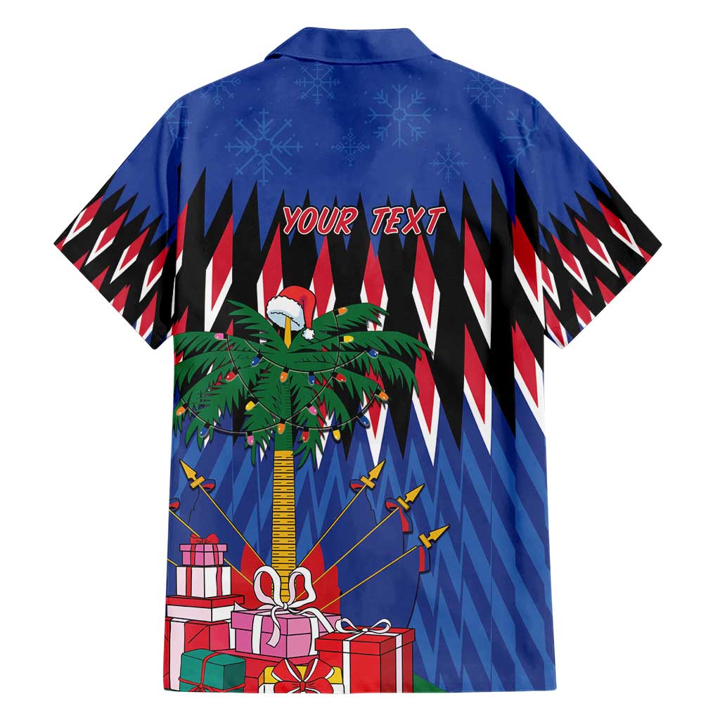 Personalized Haiti Family Matching Short Sleeve Bodycon Dress and Hawaiian Shirt Christmas Festive Vibes - Wonder Print Shop