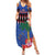 Personalized Haiti Family Matching Summer Maxi Dress and Hawaiian Shirt Christmas Festive Vibes - Wonder Print Shop