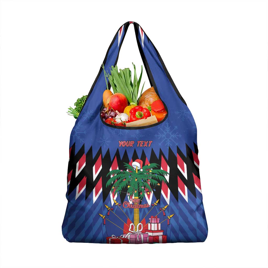 Personalized Haiti Grocery Bag Christmas Festive Vibes