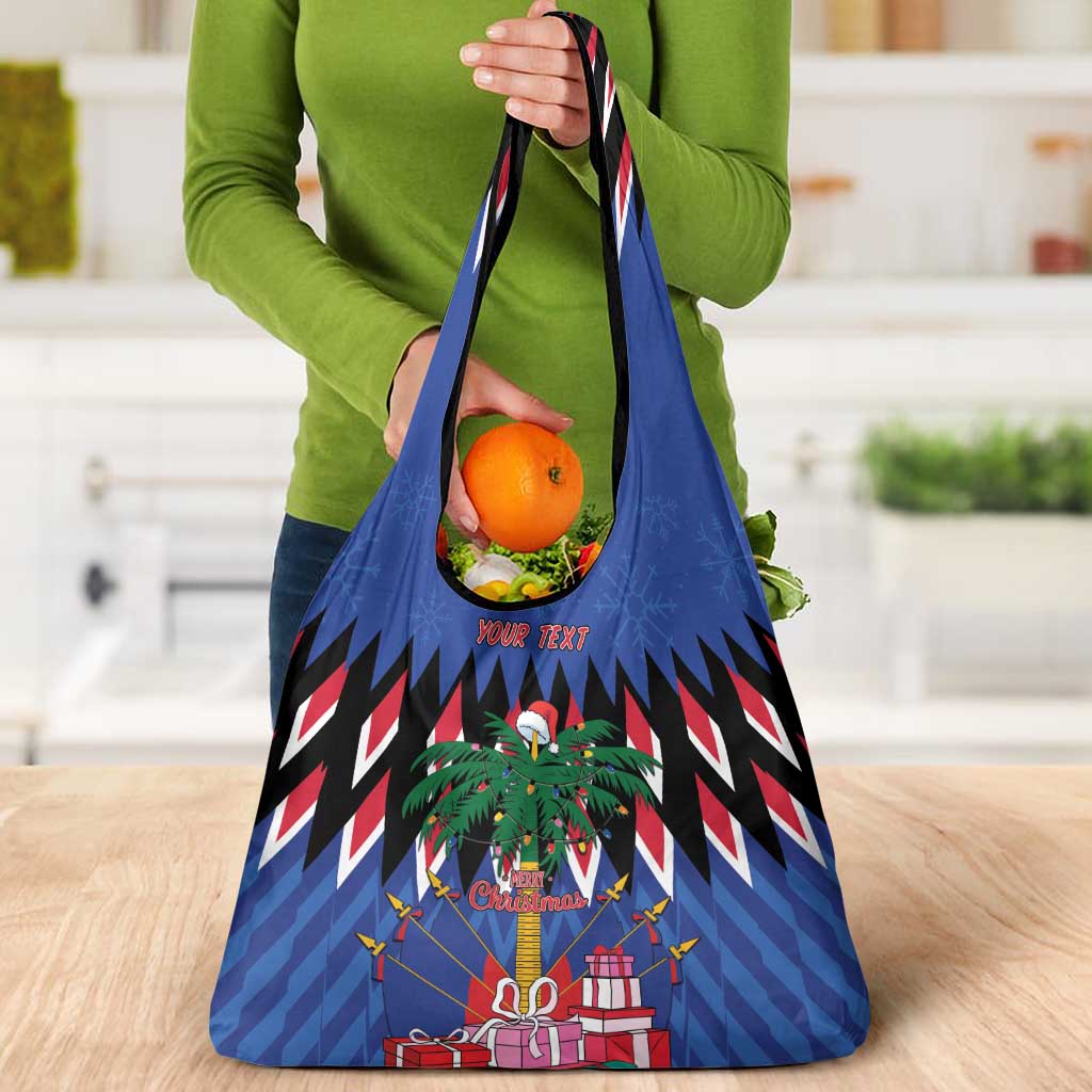 Personalized Haiti Grocery Bag Christmas Festive Vibes