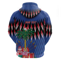 Personalized Haiti Hoodie Christmas Festive Vibes - Wonder Print Shop