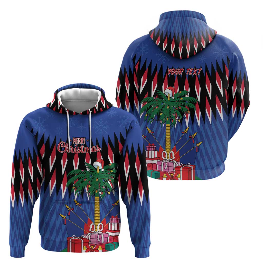 Personalized Haiti Hoodie Christmas Festive Vibes - Wonder Print Shop