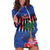 Personalized Haiti Hoodie Dress Christmas Festive Vibes - Wonder Print Shop