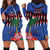 Personalized Haiti Hoodie Dress Christmas Festive Vibes - Wonder Print Shop