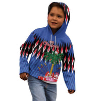Personalized Haiti Kid Hoodie Christmas Festive Vibes - Wonder Print Shop