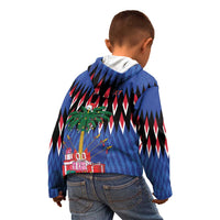 Personalized Haiti Kid Hoodie Christmas Festive Vibes - Wonder Print Shop