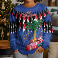 Personalized Haiti Kid Ugly Christmas Sweater Christmas Festive Vibes - Wonder Print Shop