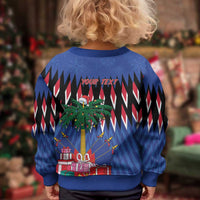 Personalized Haiti Kid Ugly Christmas Sweater Christmas Festive Vibes - Wonder Print Shop