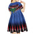 Personalized Haiti Kid Short Sleeve Dress Christmas Festive Vibes - Wonder Print Shop