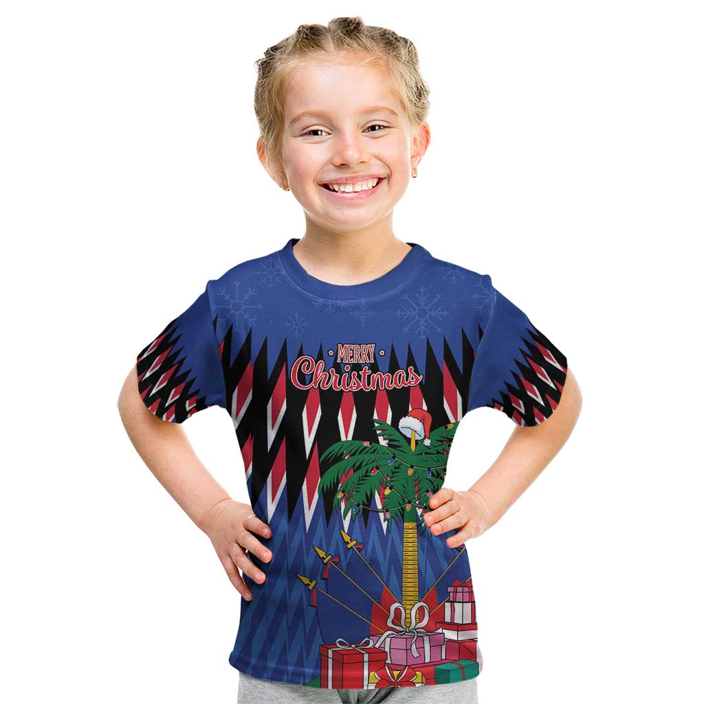 Personalized Haiti Kid T Shirt Christmas Festive Vibes - Wonder Print Shop