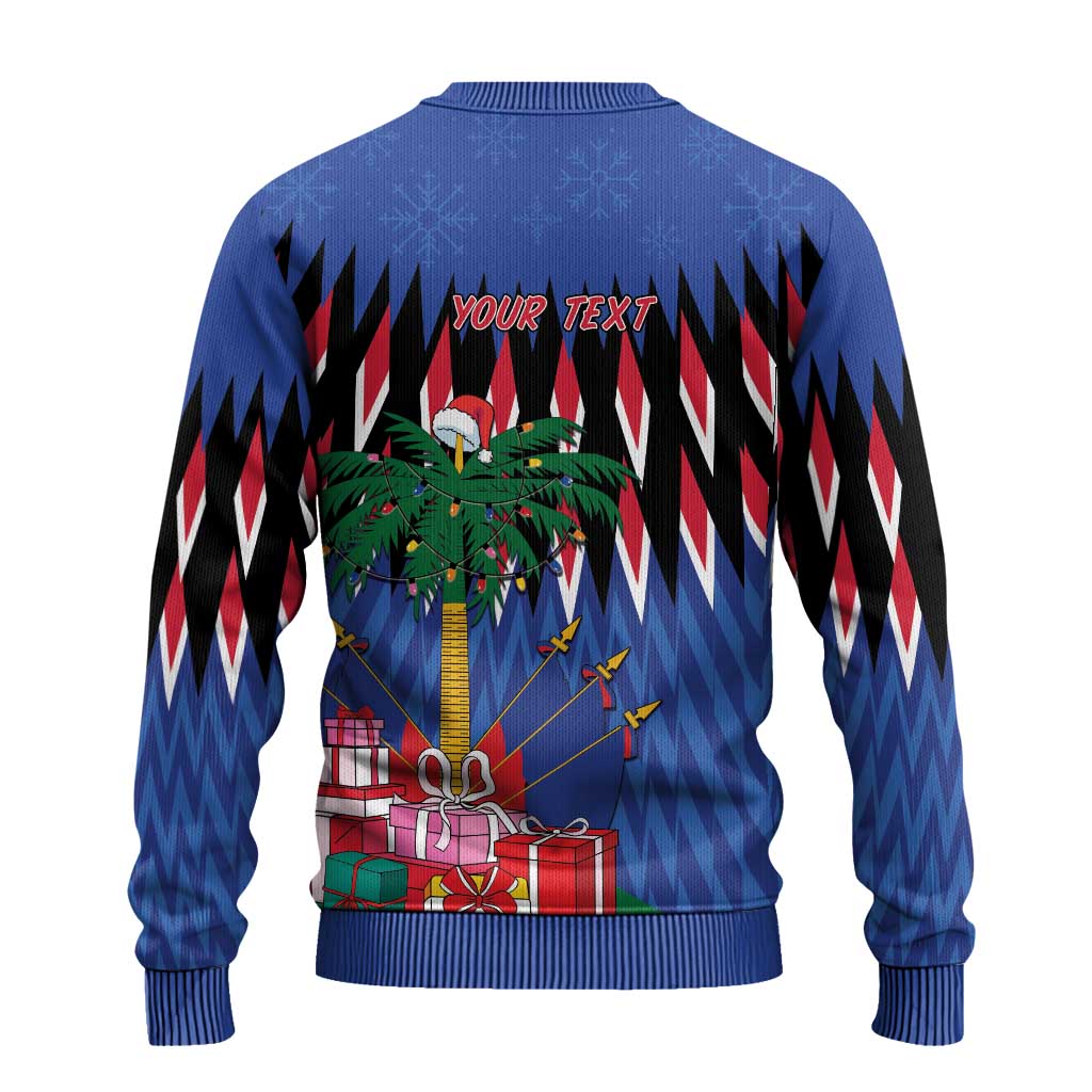 Personalized Haiti Ugly Christmas Sweater Christmas Festive Vibes - Wonder Print Shop