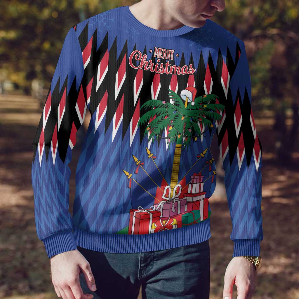 Personalized Haiti Ugly Christmas Sweater Christmas Festive Vibes - Wonder Print Shop