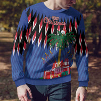 Personalized Haiti Ugly Christmas Sweater Christmas Festive Vibes - Wonder Print Shop