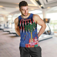 Personalized Haiti Men Tank Top Christmas Festive Vibes - Wonder Print Shop