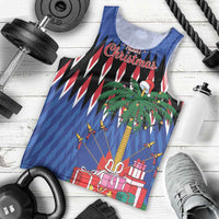Personalized Haiti Men Tank Top Christmas Festive Vibes - Wonder Print Shop