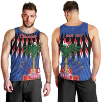 Personalized Haiti Men Tank Top Christmas Festive Vibes - Wonder Print Shop