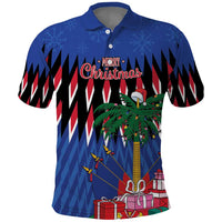Personalized Haiti Polo Shirt Christmas Festive Vibes - Wonder Print Shop
