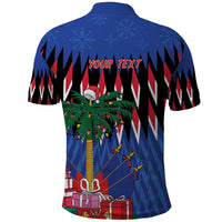 Personalized Haiti Polo Shirt Christmas Festive Vibes - Wonder Print Shop