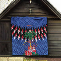 Personalized Haiti Quilt Christmas Festive Vibes - Wonder Print Shop