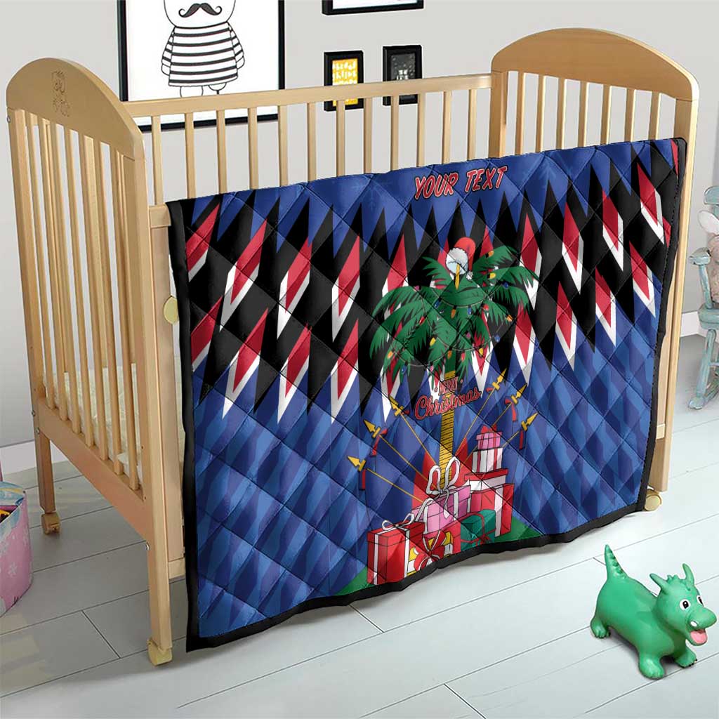 Personalized Haiti Quilt Christmas Festive Vibes - Wonder Print Shop