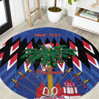 Personalized Haiti Round Carpet Christmas Festive Vibes