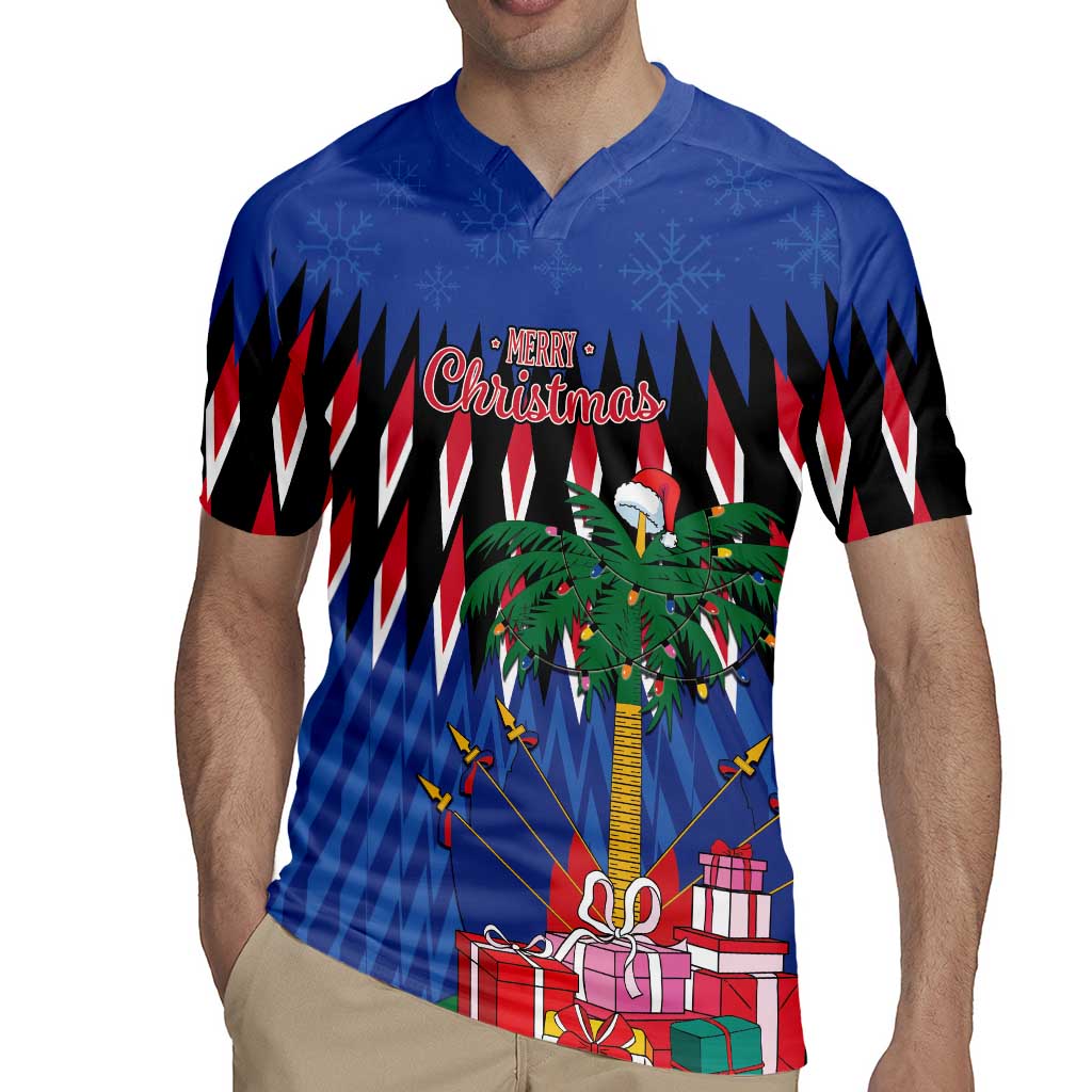 Personalized Haiti Rugby Jersey Christmas Festive Vibes - Wonder Print Shop