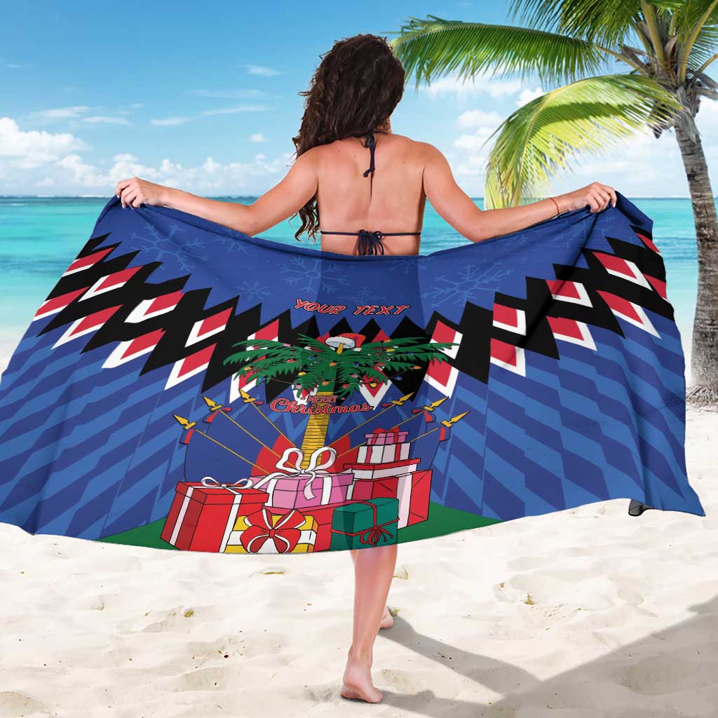 Personalized Haiti Sarong Christmas Festive Vibes - Wonder Print Shop