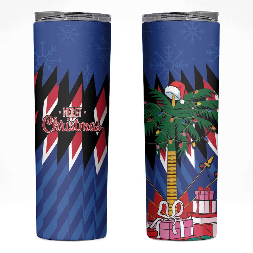 Personalized Haiti Skinny Tumbler Christmas Festive Vibes - Wonder Print Shop