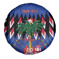 Personalized Haiti Spare Tire Cover Christmas Festive Vibes - Wonder Print Shop