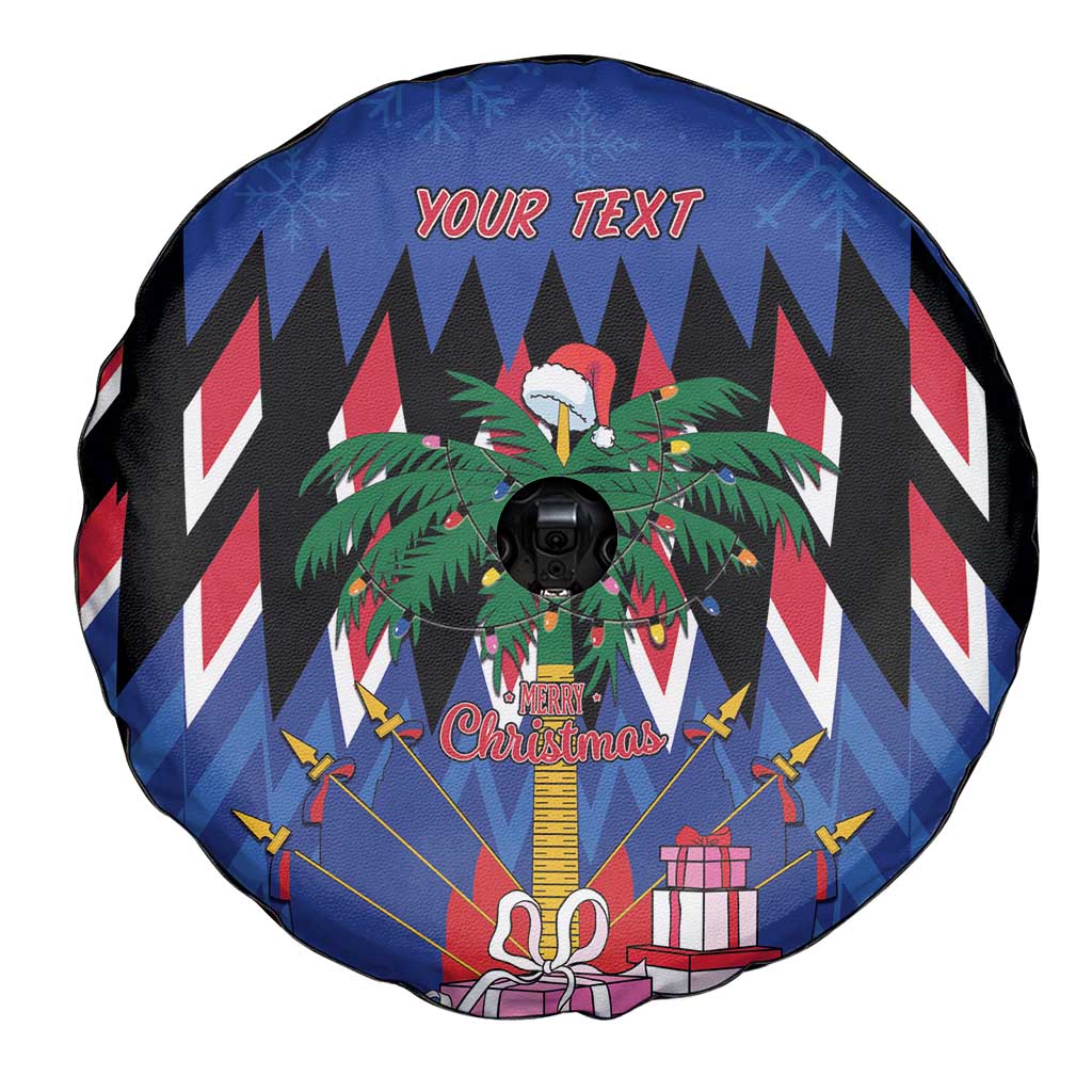Personalized Haiti Spare Tire Cover Christmas Festive Vibes - Wonder Print Shop