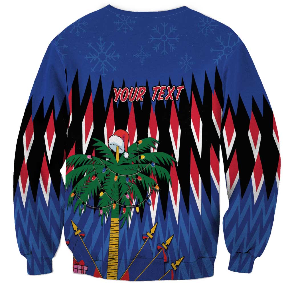 Personalized Haiti Sweatshirt Christmas Festive Vibes - Wonder Print Shop