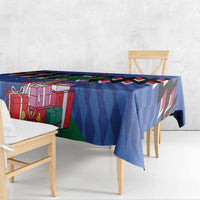 Personalized Haiti Tablecloth Christmas Festive Vibes - Wonder Print Shop