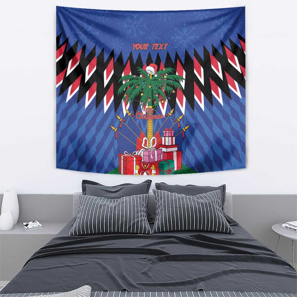 Personalized Haiti Tapestry Christmas Festive Vibes - Wonder Print Shop